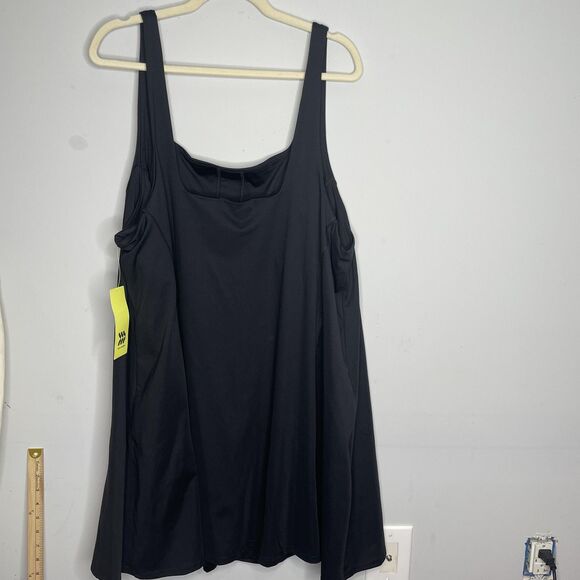 All In Motion Dress Women Plus 4X Black Sleeveless Pocket Athletic UPF 50 Tennis - Picture 6 of 7
